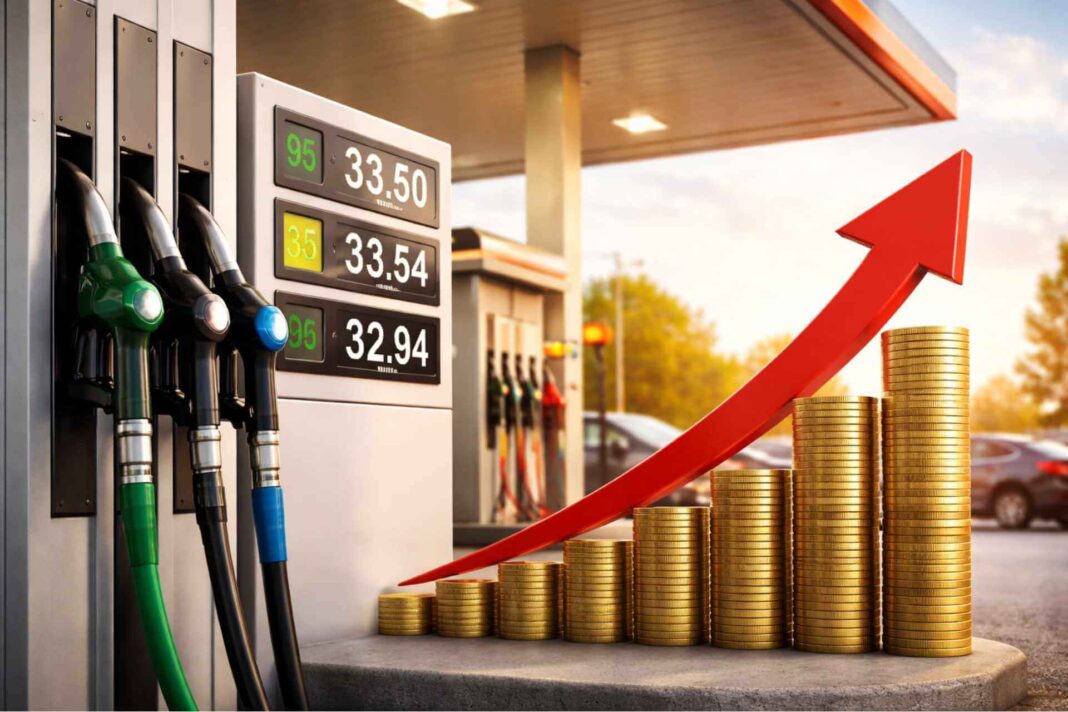 růst cen pohonných hmot na Jihu Moravy