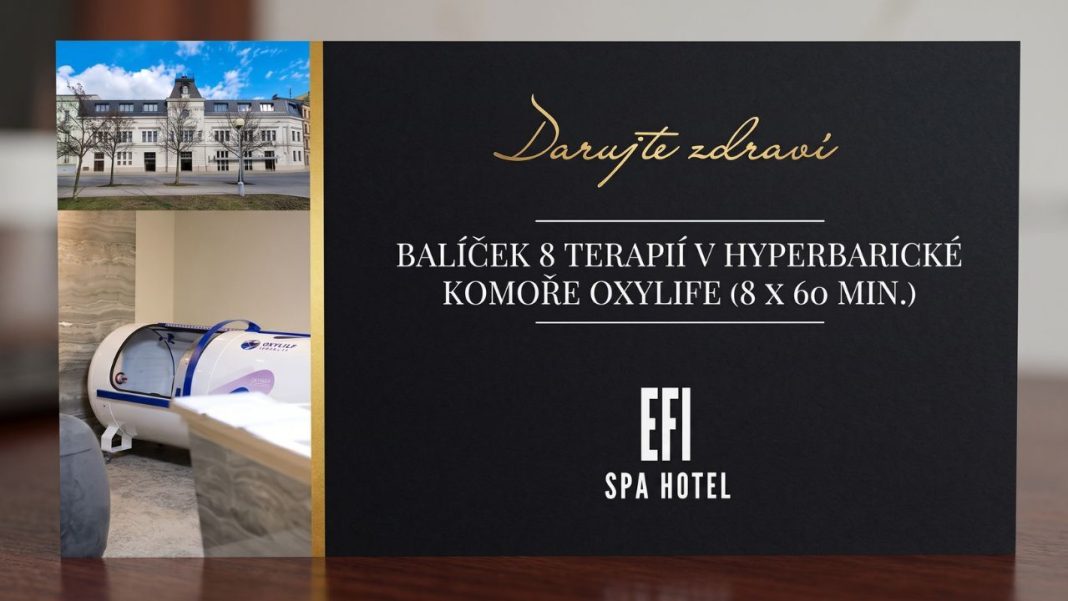 EFI Oxy Life Voucher na 8 terapií v hyperbarické komoře OXYLIFE