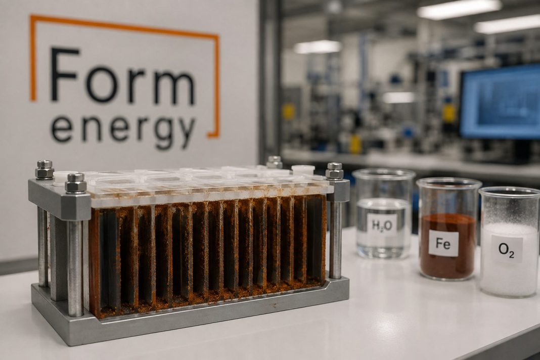 Start-up Form Energy vybral 750 milionů USD na výrobu 100hodinových baterií ze rzi