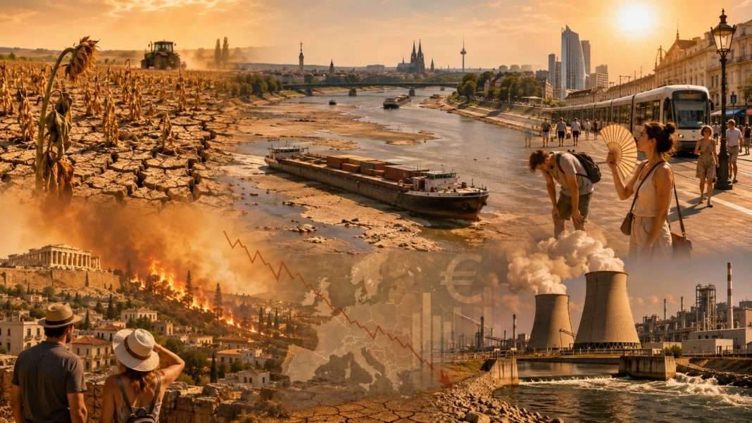 Pět způsobů, jak horké léto poškozuje evropskou ekonomiku