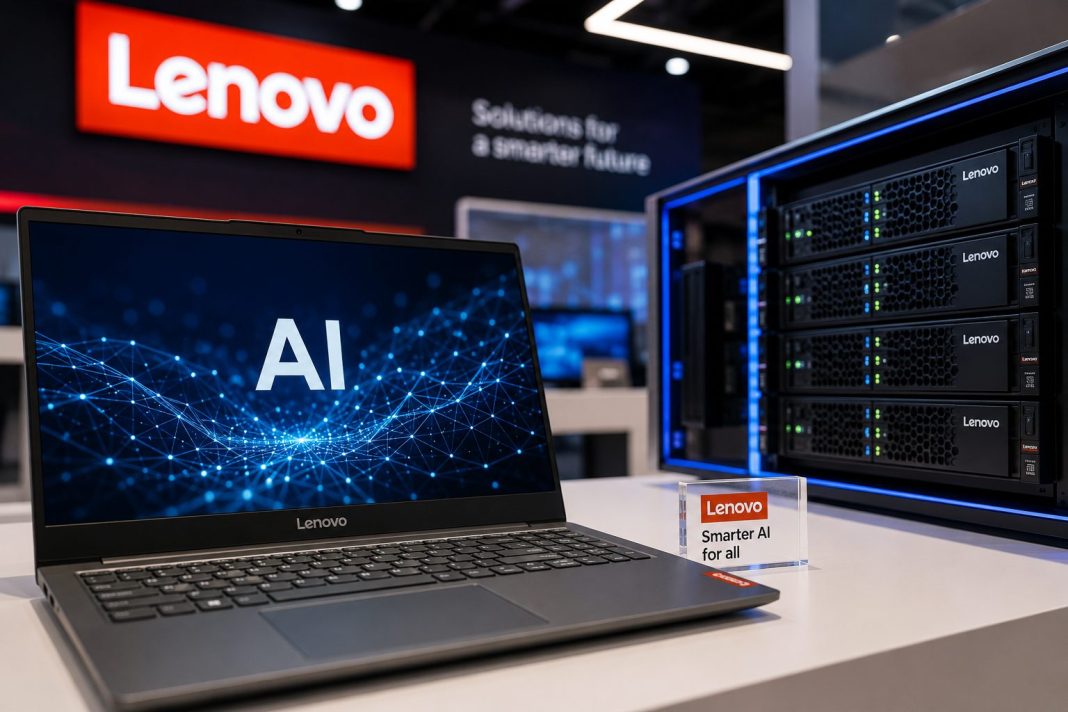 Tržby Lenova vzrostly o rekordních 43 % na 26,9 miliardy USD, táhne ho AI hardware i přes krizi paměťových čipů