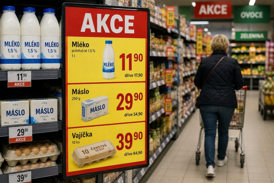 Prouza: Potraviny zlevňují díky podnákupním cenám, potravináři na tom netratí