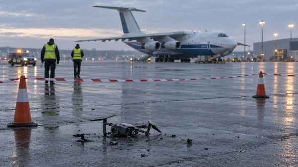 Lavrov: Obvinění Ruska kvůli dronu v Lipsku jsou začátkem skutečné války